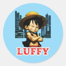 ADESIVO REDONDO ANIME