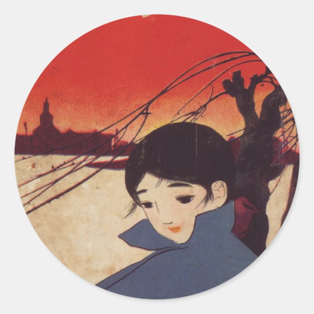 Adesivo Redondo Anime Child Sticker (Frente)