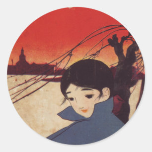 Adesivo Redondo Anime Child Sticker
