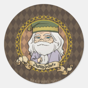 Adesivo Redondo Anime Dumbledore