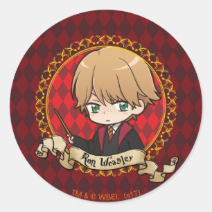Adesivo Redondo Anime Ron Weasley