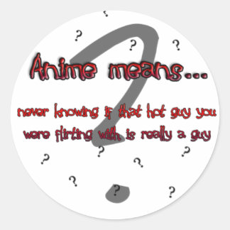 Adesivo Redondo Anime significa... (adesivo)