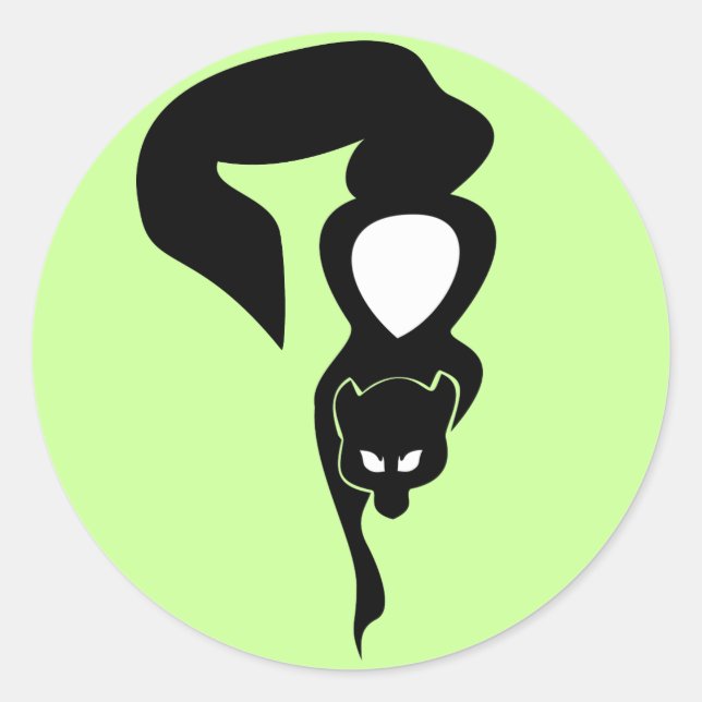 Adesivo Redondo Anishinabek Dodem Waubishashe Sticker (Frente)