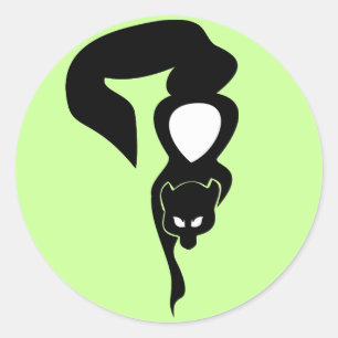 Adesivo Redondo Anishinabek Dodem Waubishashe Sticker