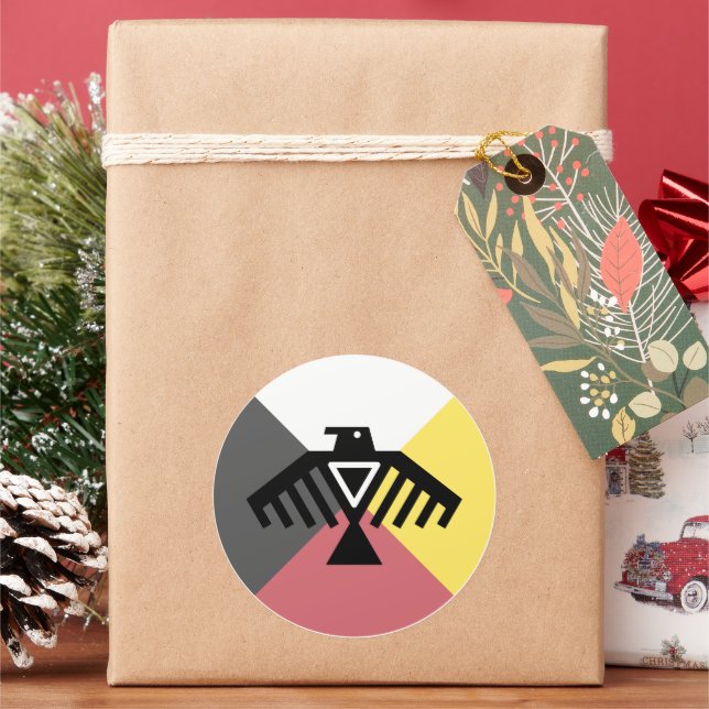 Adesivo Redondo anisinável (Feriado)