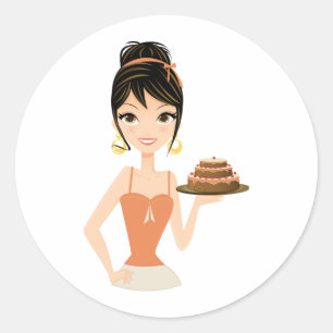 Adesivo Redondo Aniversário