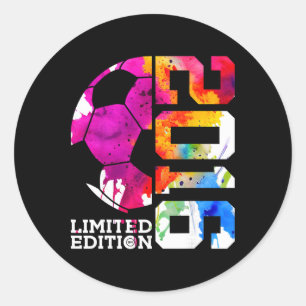 Adesivo Redondo Aniversário de 10 anos Soccer Limited Edition 2016