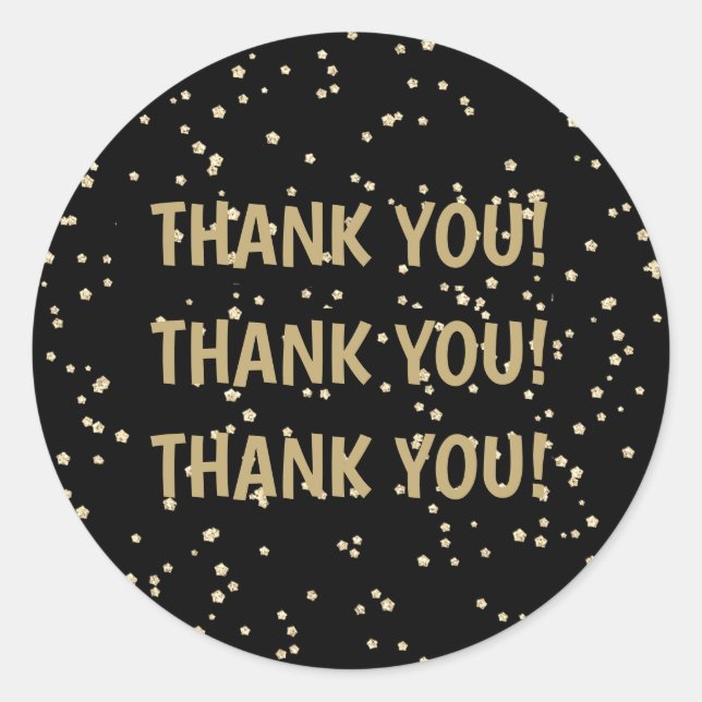 Adesivo Redondo Aniversário de Casamento Brilho Dourado (Frente)