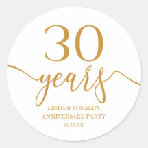 Aniversário de Casamento do 30 de Champagne Elegan