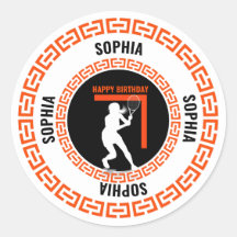 Aniversário de Tênis, Jogadora de Tênis Menina