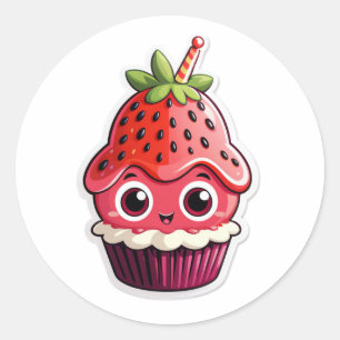 Adesivo Redondo Aniversário de um ano da Berry – Celebração Doce d