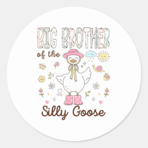 Adesivo Redondo Aniversário do Big Brother Silly Goose