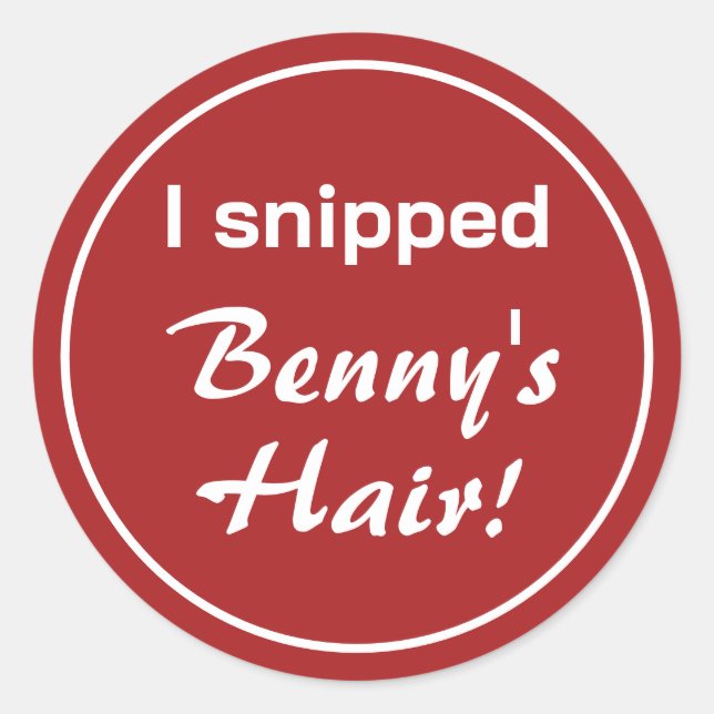 Adesivo Redondo Aniversário do caminhão de bombeiros vermelho (Frente)