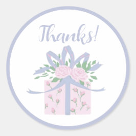 Adesivo Redondo Aniversário, obrigado, palermas - Todos os dias é