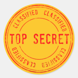 Adesivo Redondo Aniversário Secreto do Alto Agente Secreto Spy