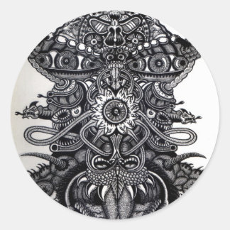 Adesivo Redondo Anjo da Morte