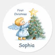 Anjo de Natal Doce e Carinhoso Personalize