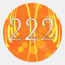 Adesivo Redondo Anjo número 222