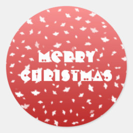 Adesivo Redondo Anjos de Natal