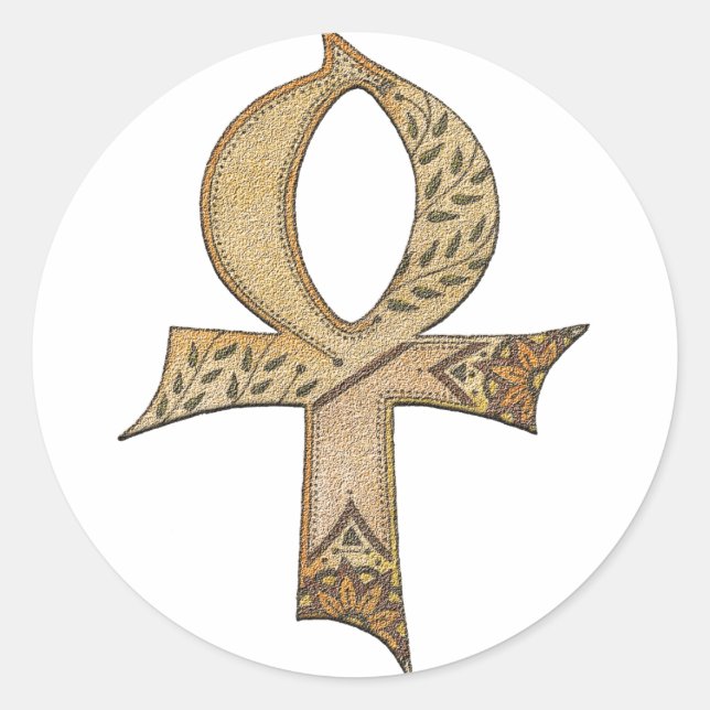Adesivo Redondo Ankh (Frente)
