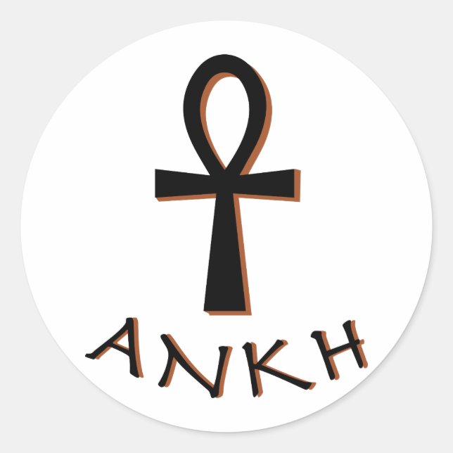 Adesivo Redondo Ankh (Frente)