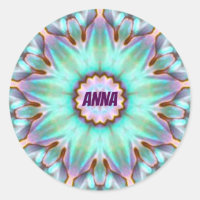 ANNA ~ Personalizado Paula Shell Sticker Fractal ~