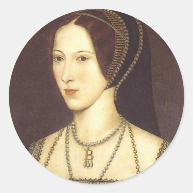 Adesivo Redondo Anne Boleyn (Frente)