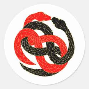 Adesivo Redondo Ano do Cobra
