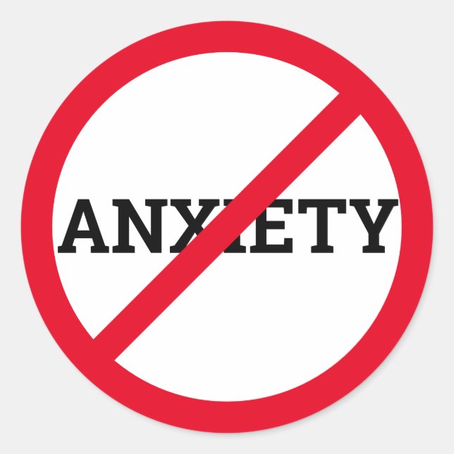 Adesivo Redondo Ansiedade (Frente)