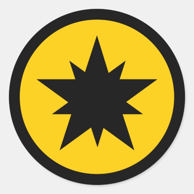 Adesivo Redondo Ansteorra Stickers (Frente)