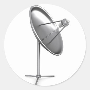 Adesivo Redondo Antena parabólica