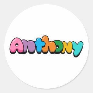 Adesivo Redondo Anthony