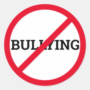 Adesivo Redondo Anti-bullying