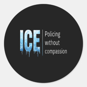 Adesivo Redondo Anti Ice Eu Protesto E Resisto Apoio Imigrantes R