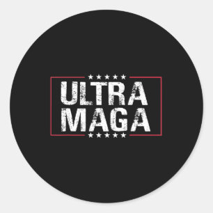 Adesivo Redondo Anti Joe Biden Ultra Maga 7