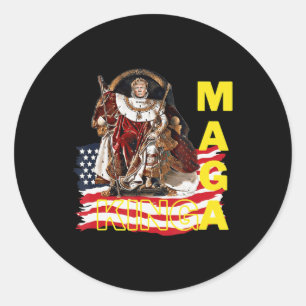 Adesivo Redondo Anti Joe Biden Ultra Maga O Retorno Do Excelente