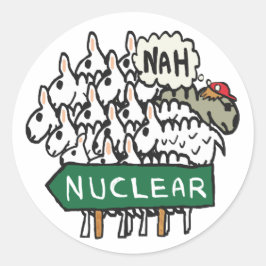 Adesivo Redondo Anti-nuclear