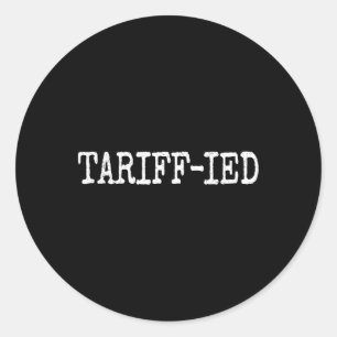 Adesivo Redondo Anti-Tarrif Terrificado 1