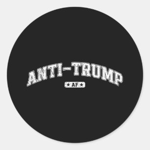 Adesivo Redondo Anti Trump Af, Engraçado Anti Trump Tee, Anti Fasc