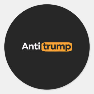 Adesivo Redondo Anti Trump Resist Impeach Trump 8647 86 47 - Engra