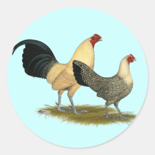 Adesivo Redondo Antigos Copos de Creme Inglês