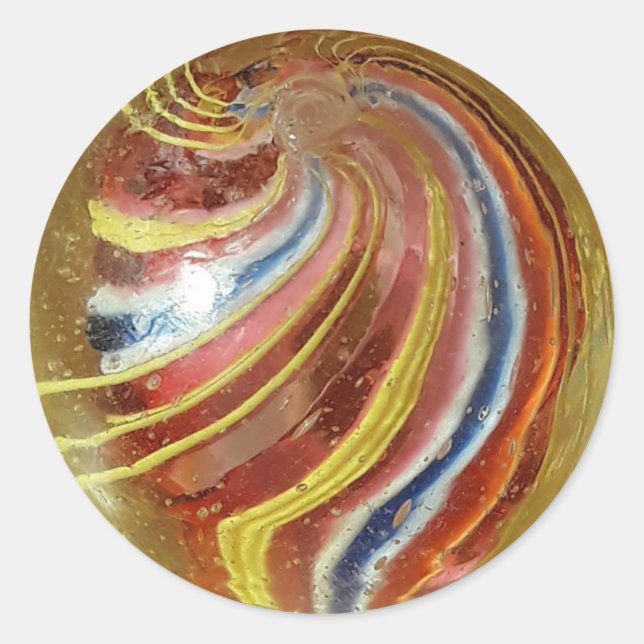 Adesivo Redondo Antiguamente Marble Alemão (Frente)