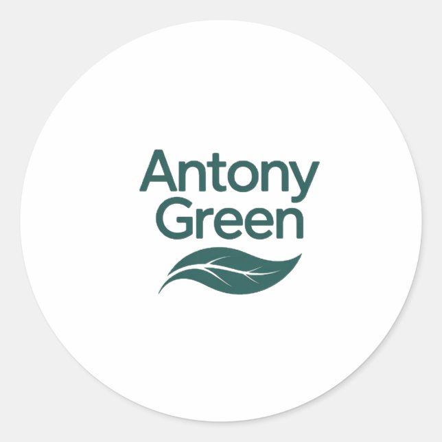 Adesivo Redondo Antony green (Frente)