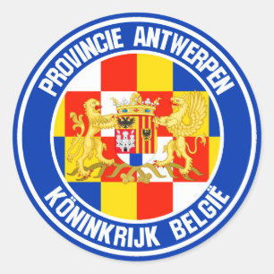 Adesivo Redondo Antwerp Round Emblem