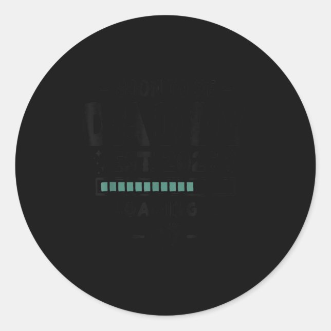 Adesivo Redondo Anúncio De Gravidez De 1rua Para Marido Em Breve (Frente)