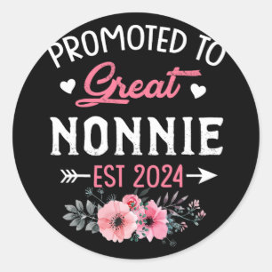 Adesivo Redondo Ao Excelente Nonnie Est 2024 Flower