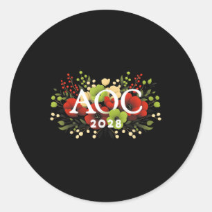 Adesivo Redondo Aoc 2028 Floral Para Homens