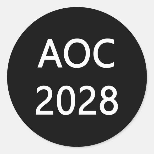 Adesivo Redondo Aoc 2028 Leve Longa (Frente)
