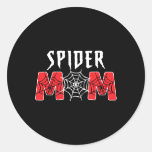 Adesivo Redondo Apanhol Família Mãe Pai Aranha Correspondente Aniv