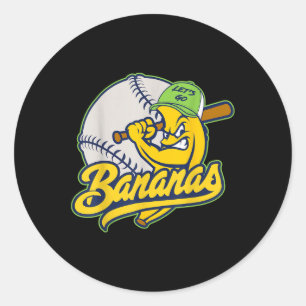 Adesivo Redondo Apelido De Bananas Para Sobrenomes Personalizados